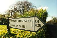 Feartagear Castle Sign